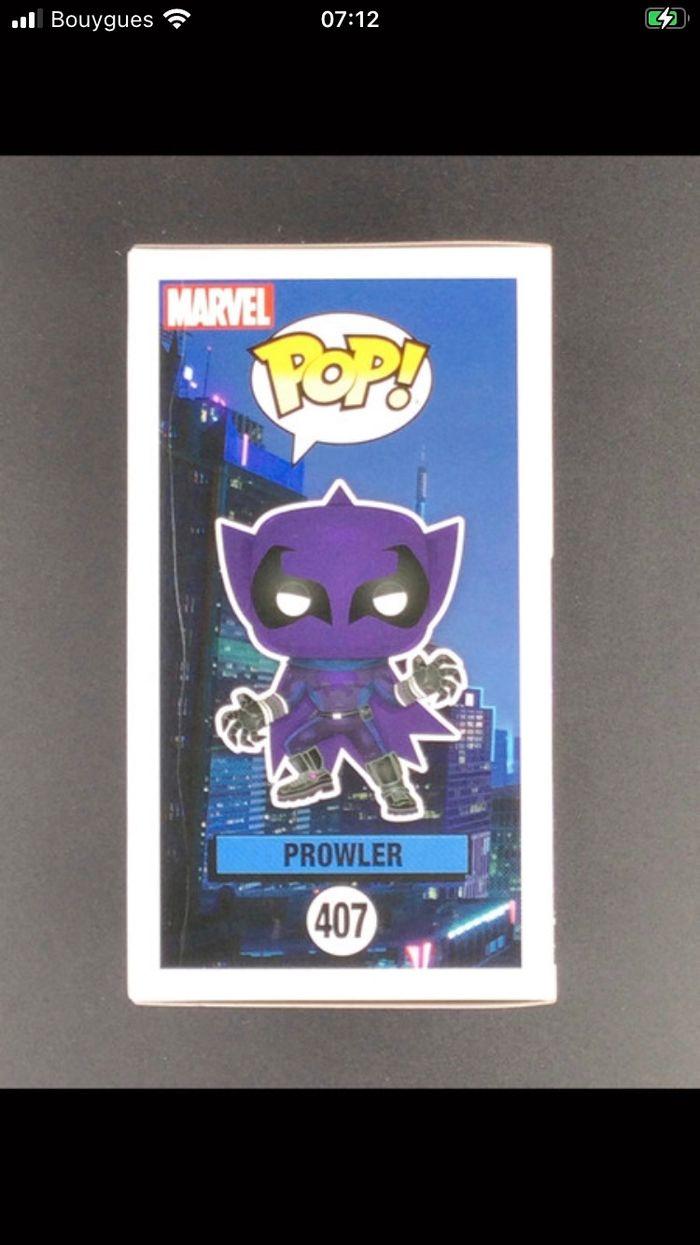 Figurine Funko Pop Spiderman Prowler N•407 - photo numéro 4