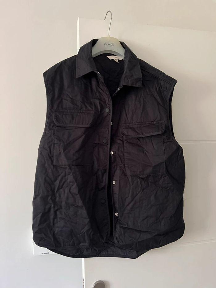 Veste sans manche noir H&M taille S - photo numéro 1