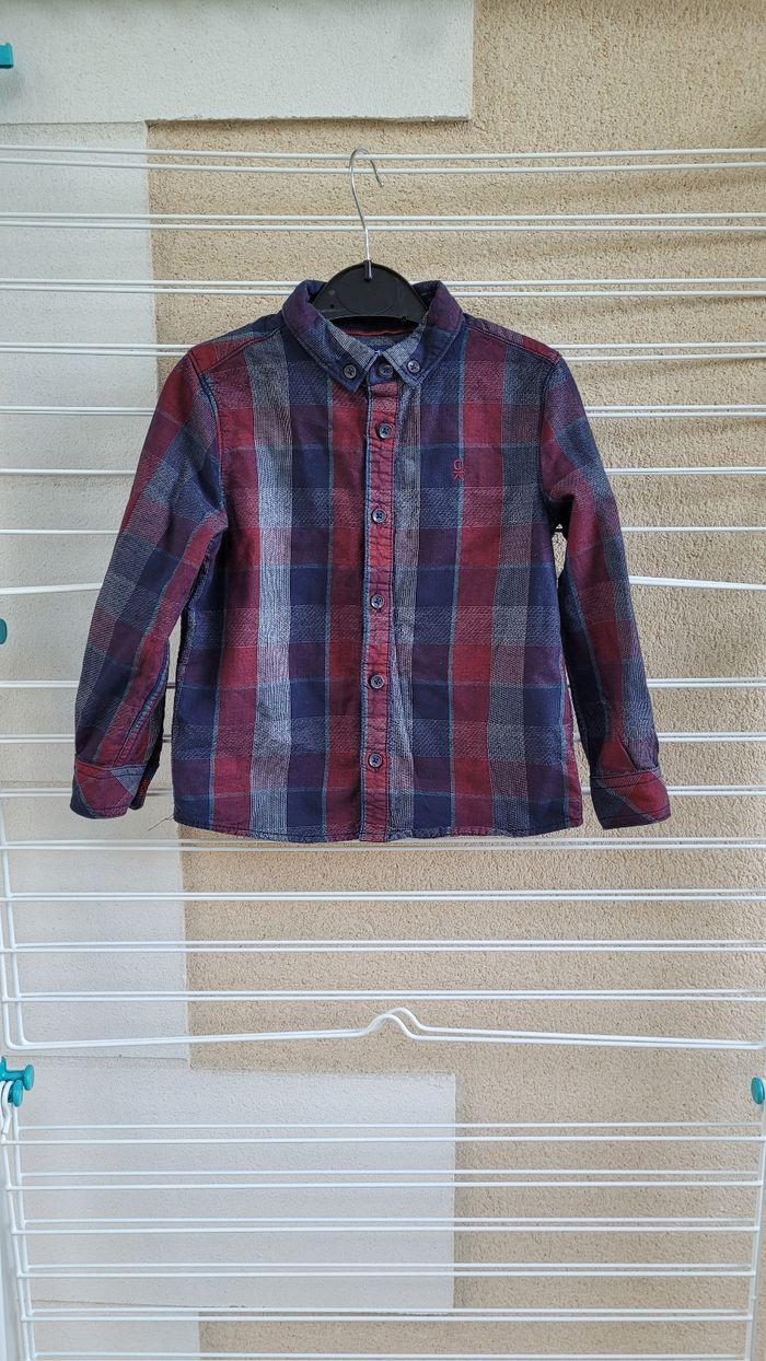 Chemise à carreaux