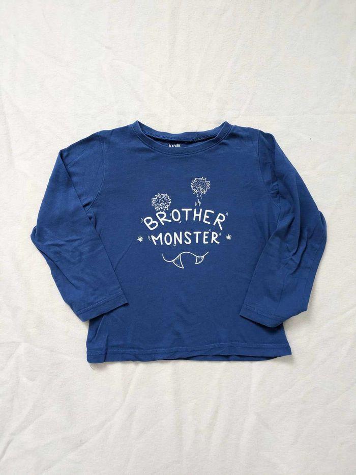 T shirt manche longue monster 5 ans