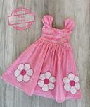 Robe vichy rose 2 ans