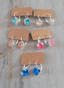 Lot 5 paires de belles boucles d'oreilles