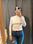 Sous pull blanc kiabi S