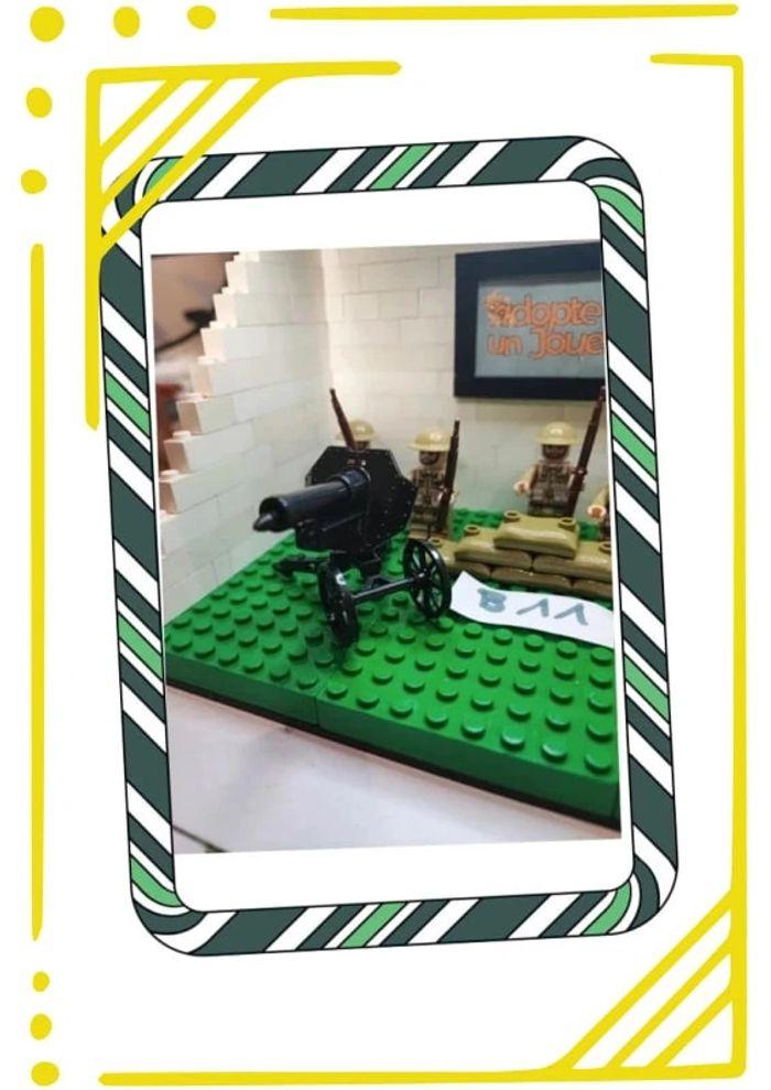 "Lot B11" - Lot de 5 soldats Britanniques seconde guerre mondiale type Lego - photo numéro 3