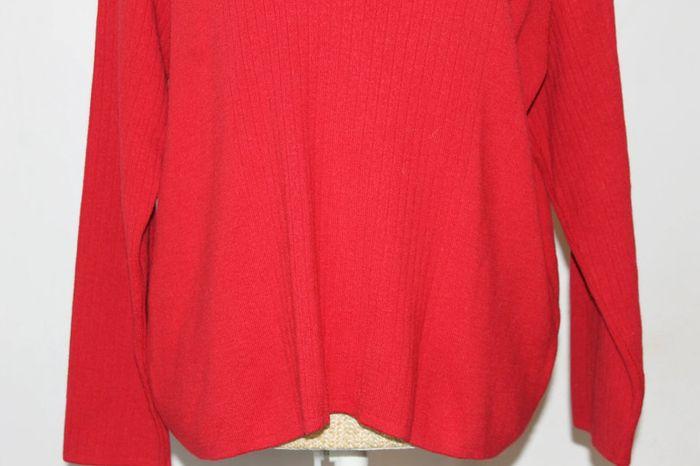 Pull hiver rouge - Manches longues - Fileuse d'arvor - 54 - photo numéro 3