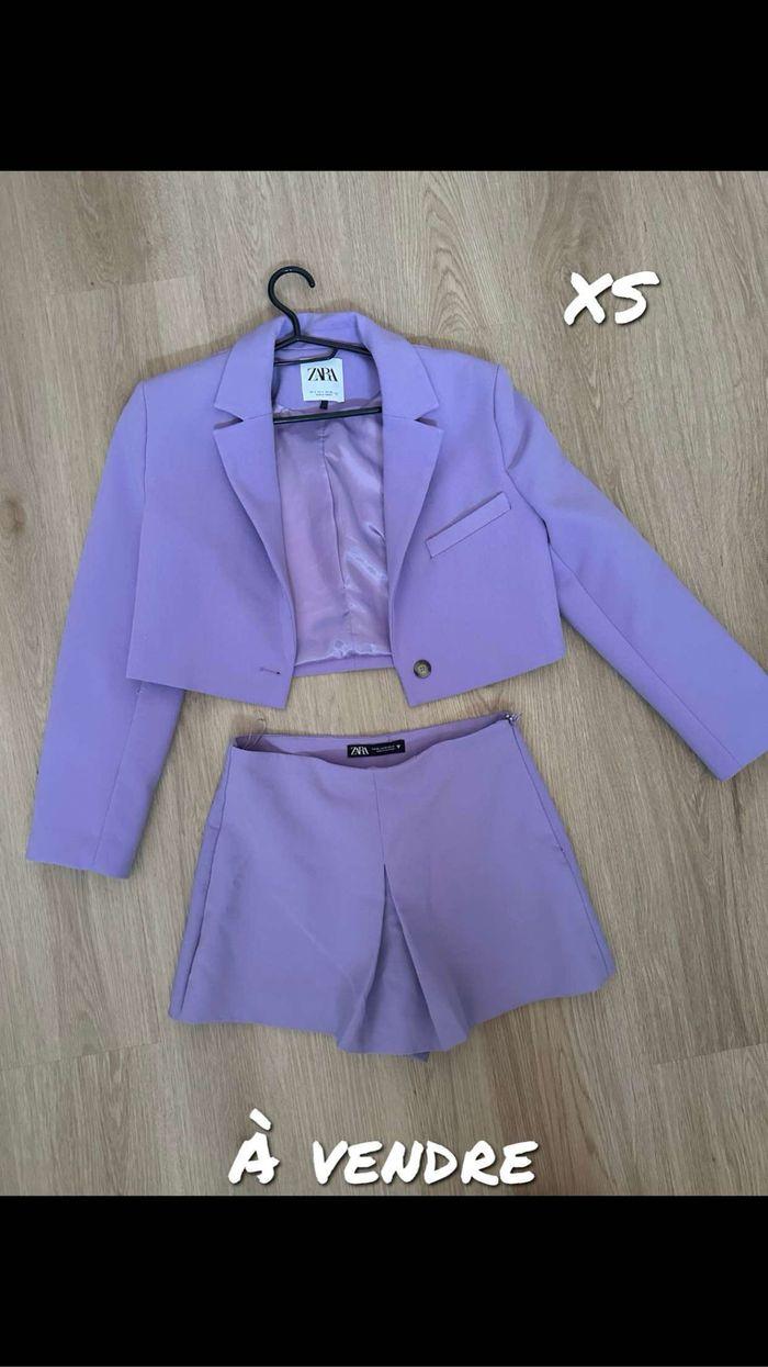 Ensemble blazer et jupe short Zara