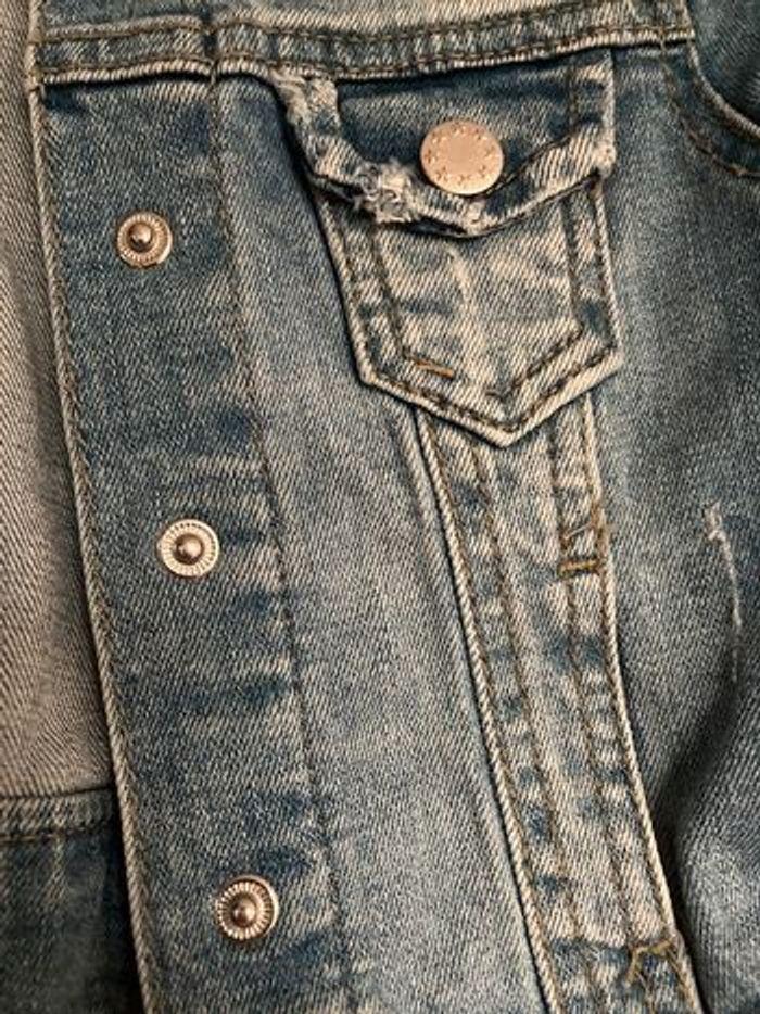 Veste en jean 2-3 ans 98 cm - photo numéro 2