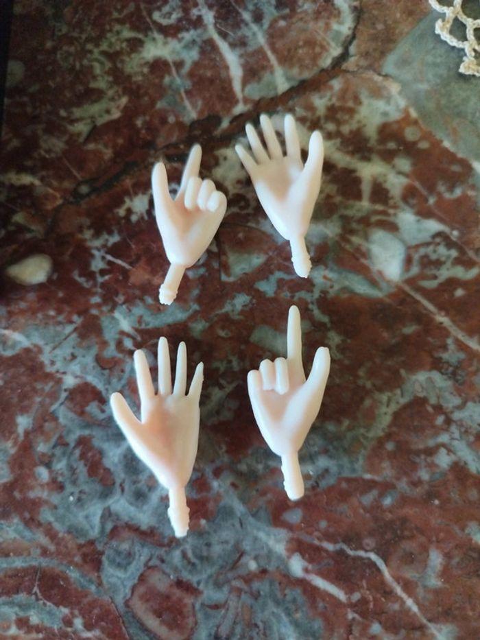 Lot 2 paires mains hands poupée doll Blythe - photo numéro 13