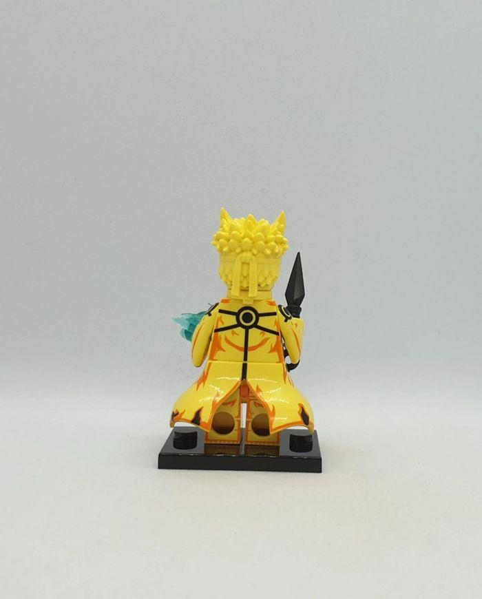 🥷 Figurine Naruto Shippûden - Naruto Uzumaki Mode Chakra de Kyûbi - (Style Lego) 🥷 - photo numéro 3