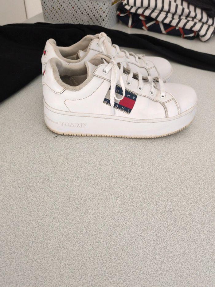 Baskets cuir Tommy Hilfiger 39 - photo numéro 2