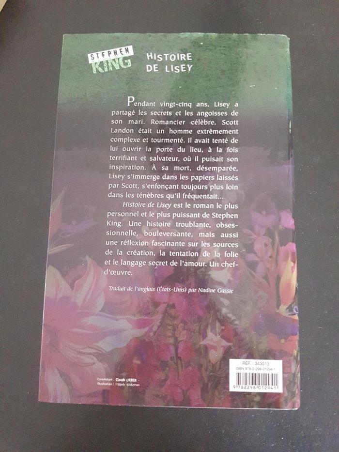 histoire de Lisey - Stephen King - photo numéro 2