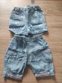 Lot 2 shorts 6 mois