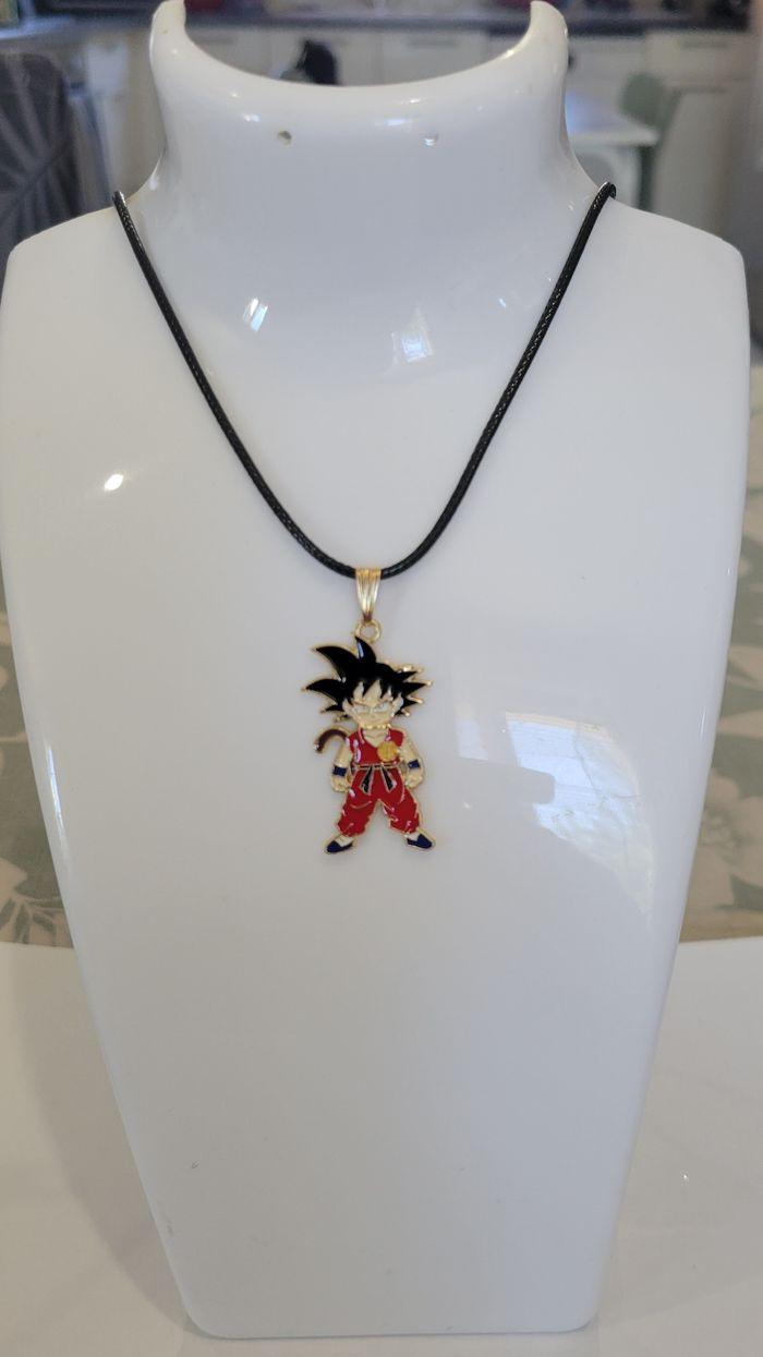 COLLIER DRAGON BALL Z SANGOKU CORDON NOIR MODELE 3 ! NEUF ! - photo numéro 1