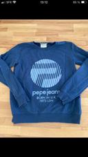 Pull sweat garçon bleu 12 ans pepe jeans