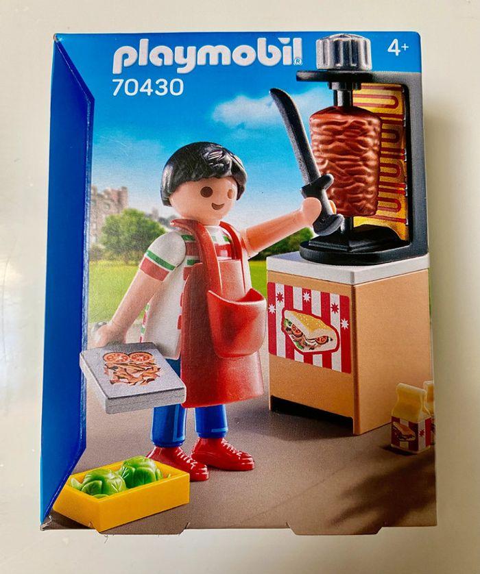 Playmobil: Vendeur de Kebab grill NЕUF / scellé (prix normal: 24eur) - photo numéro 1