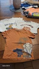 Lot 3 t shirt thème animal 8 ans