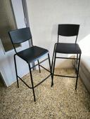 Lot de 6 chaises hautes