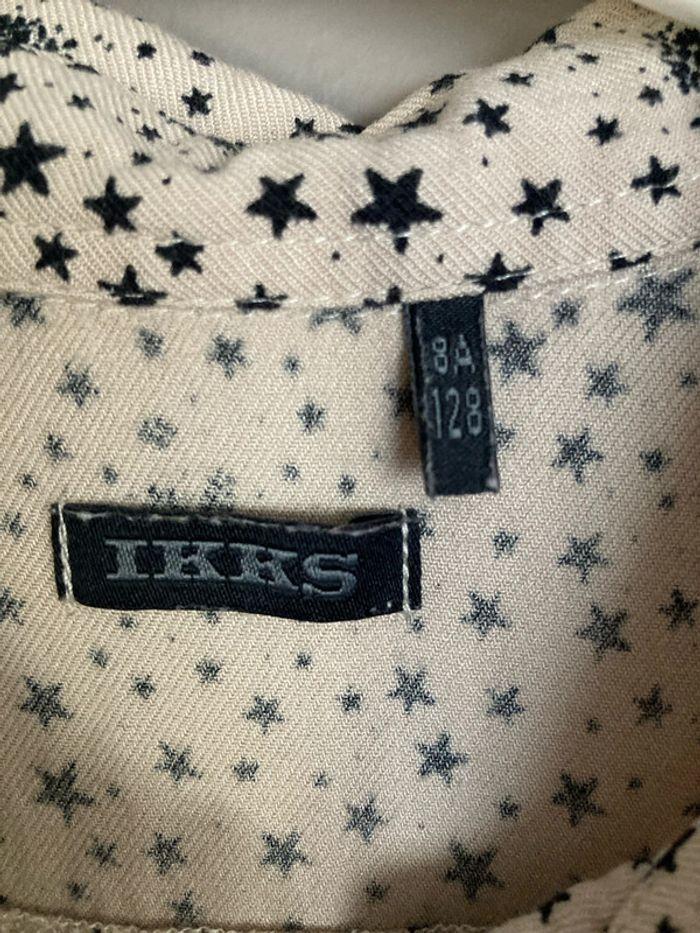 Ikks robe beige à étoiles noires 8 ans - photo numéro 2