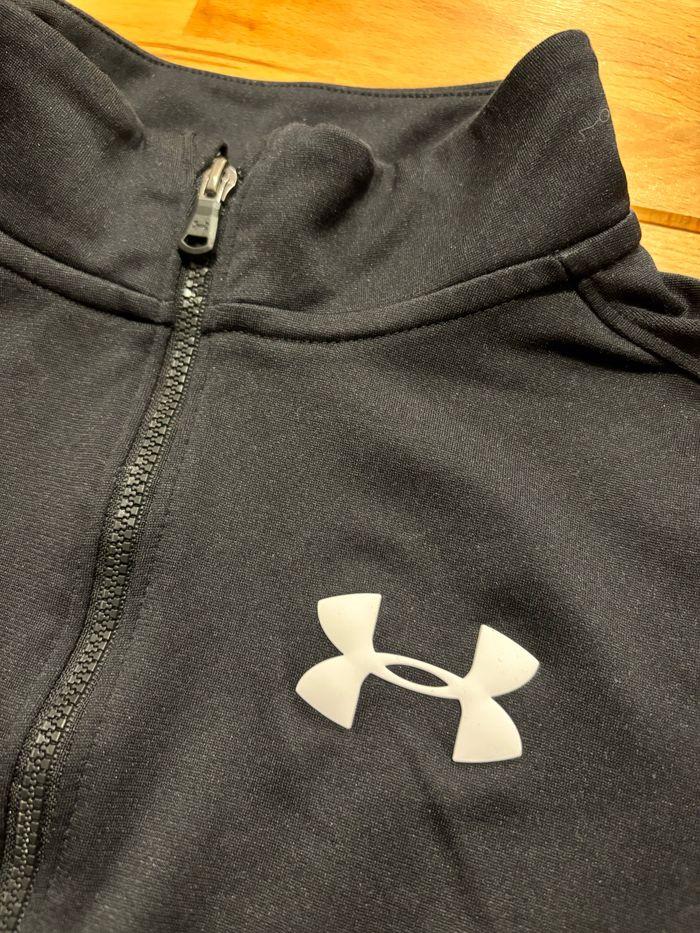 Veste noir 7/8 ans under armour - photo numéro 3