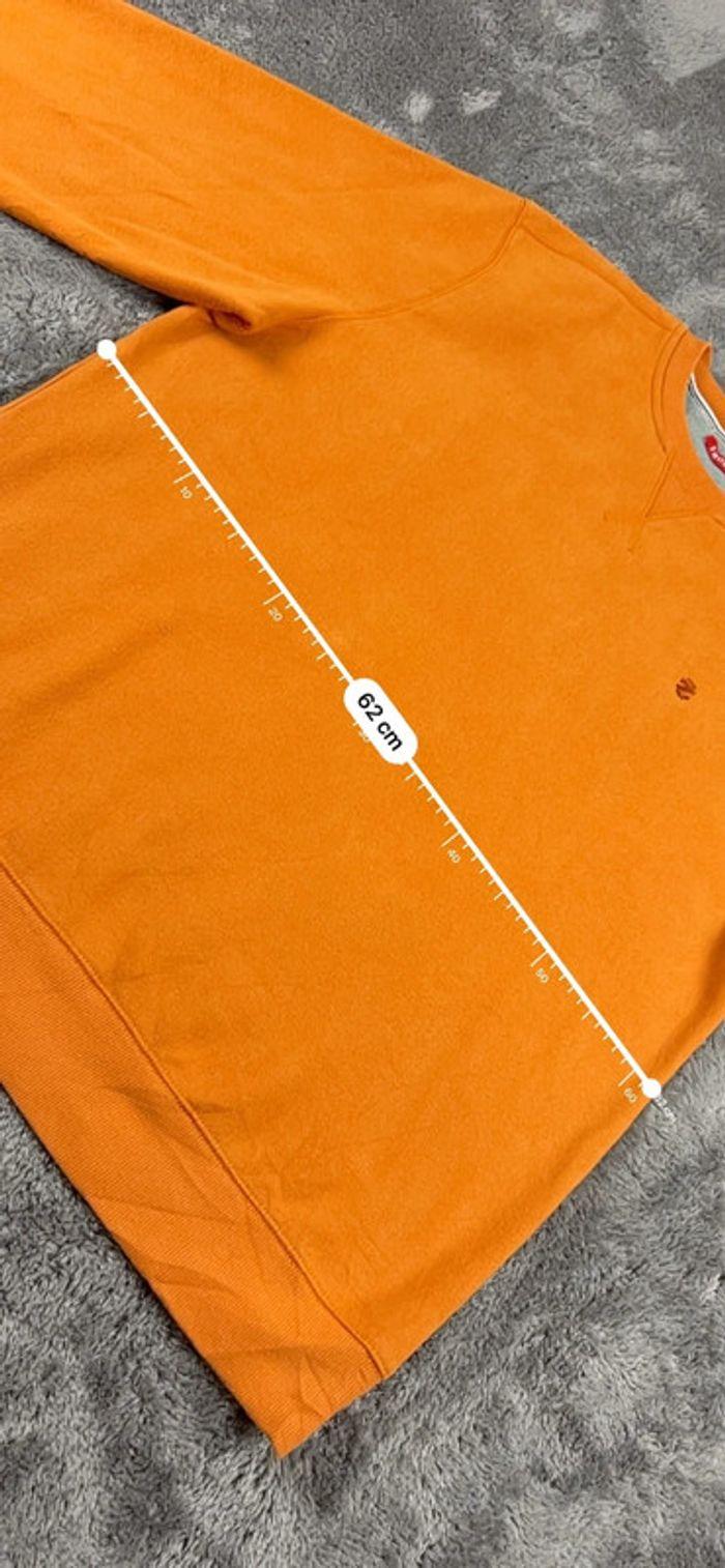 👕 Sweat à capuche Veste University Rare Vintage y2k 90s 2000s Izod Orange Taille XL 👕 - photo numéro 4