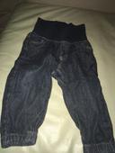 Jeans bébé baggy 9/12 mois