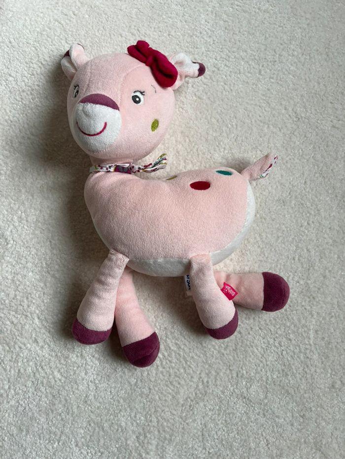 Peluche girafe rose Babysun - photo numéro 5