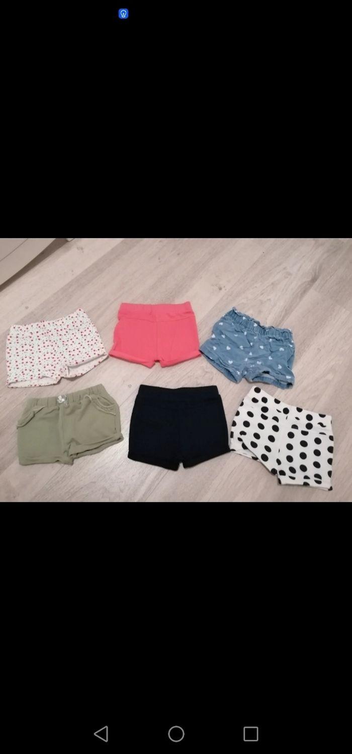 Lot short été 9 mois