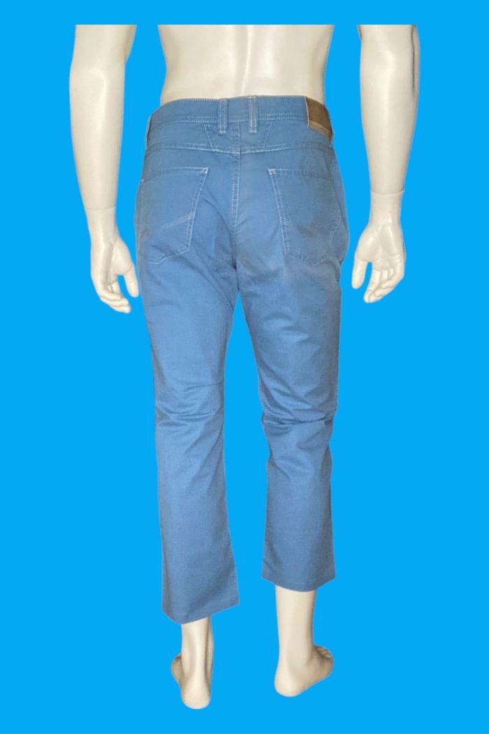 Pantalon homme bleu clair coupe regular Bugatti taille 44 en bon état - photo numéro 4