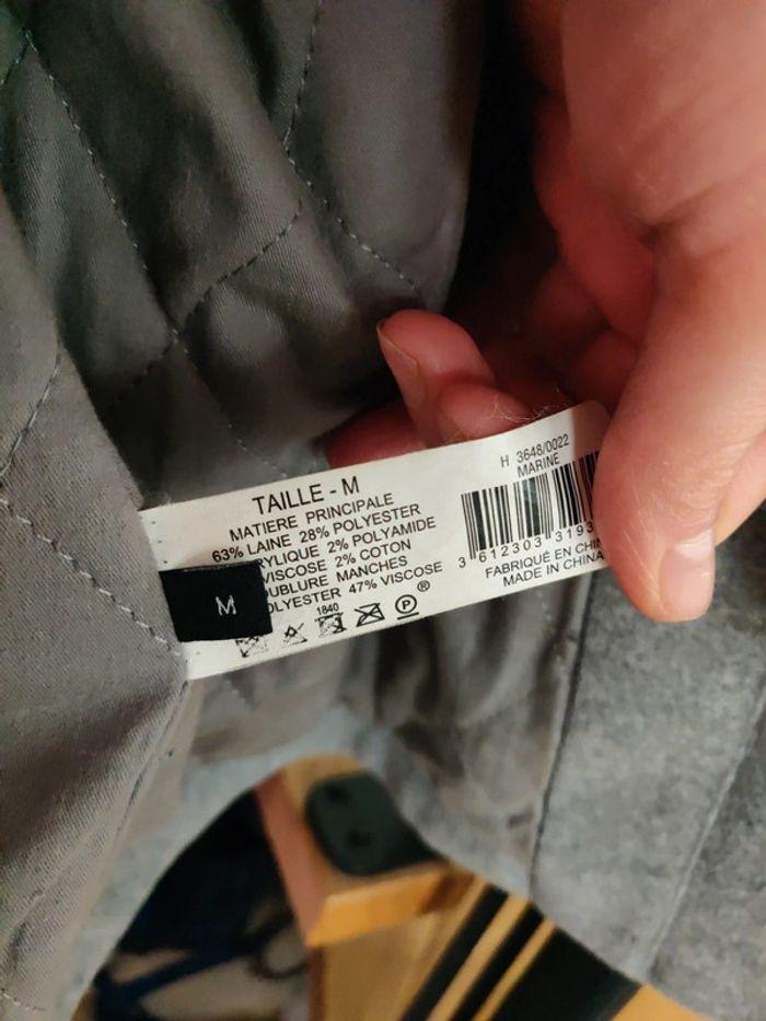 Manteau en laine à capuche homme taille M monoprix homme - photo numéro 7