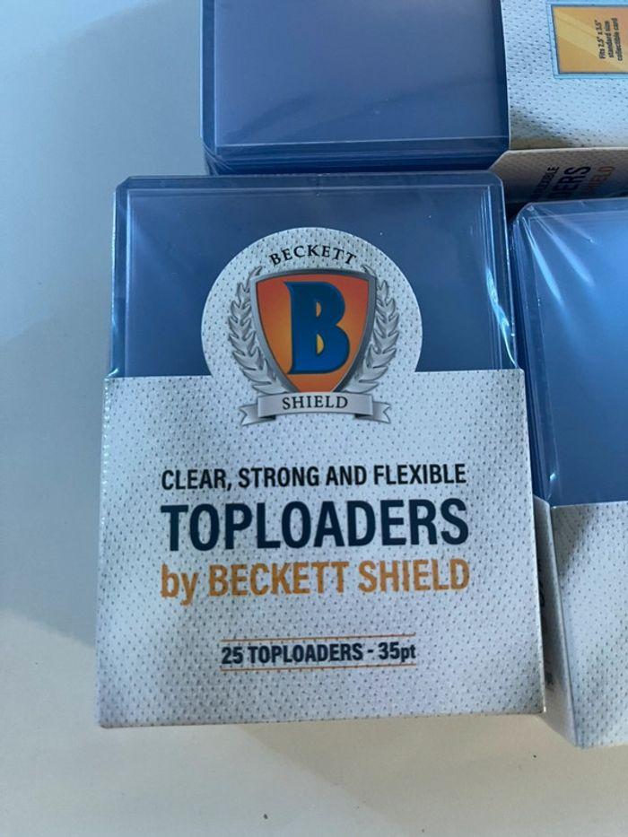 3 paquets de 25 toploaders 35 pt Beckett Shield - photo numéro 4