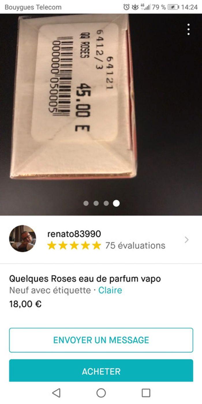 Parfum quelques roses neuf - photo numéro 11