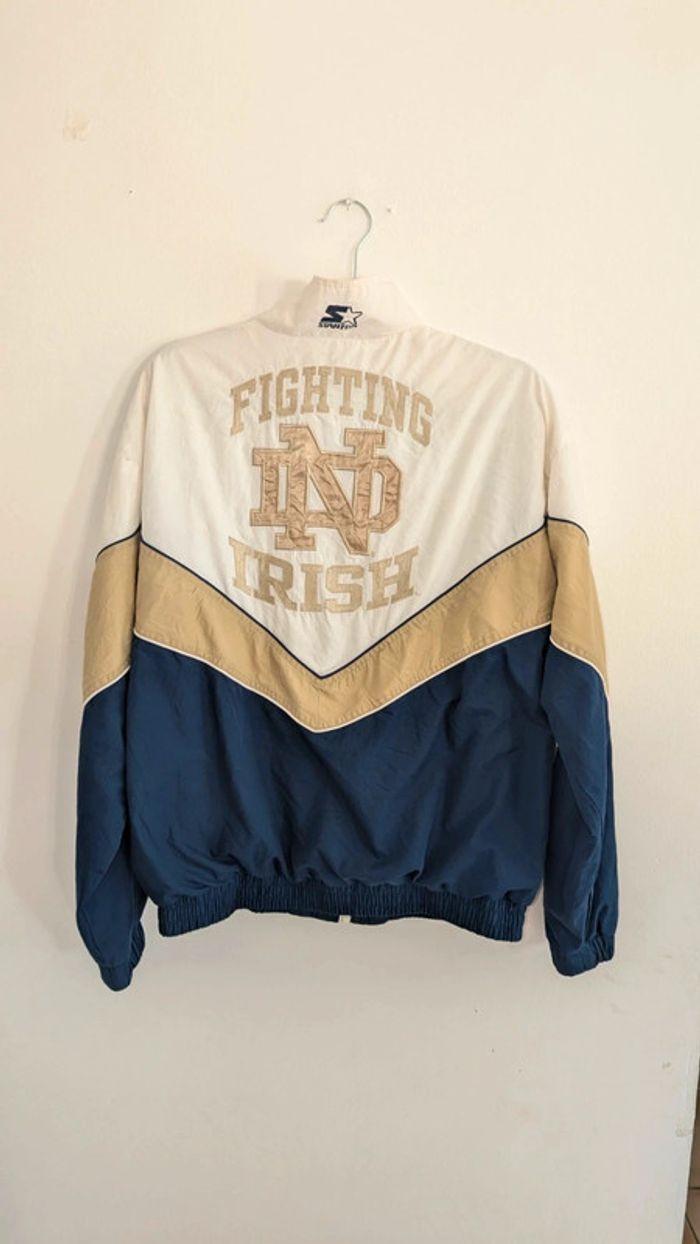 Veste Vintage Starter Notre Dame Fighting Irish Jacket - photo numéro 1