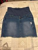 Jupe jeans de grossesse taille 44 Kiabi