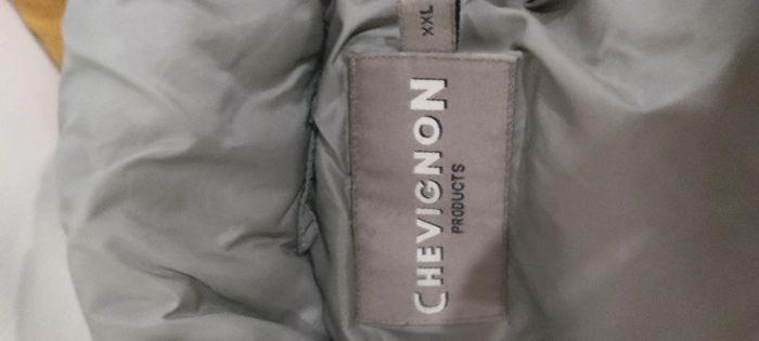 Doudoune manteau chaud gris taupe Chevignon duvet et plume XXL - photo numéro 7