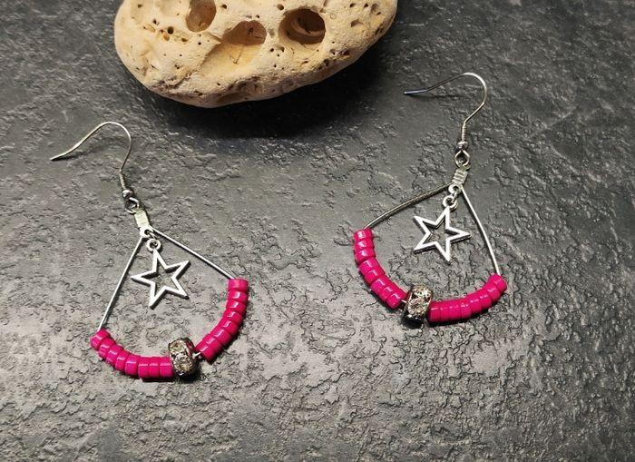 Boucles d'oreilles pendantes - photo numéro 2