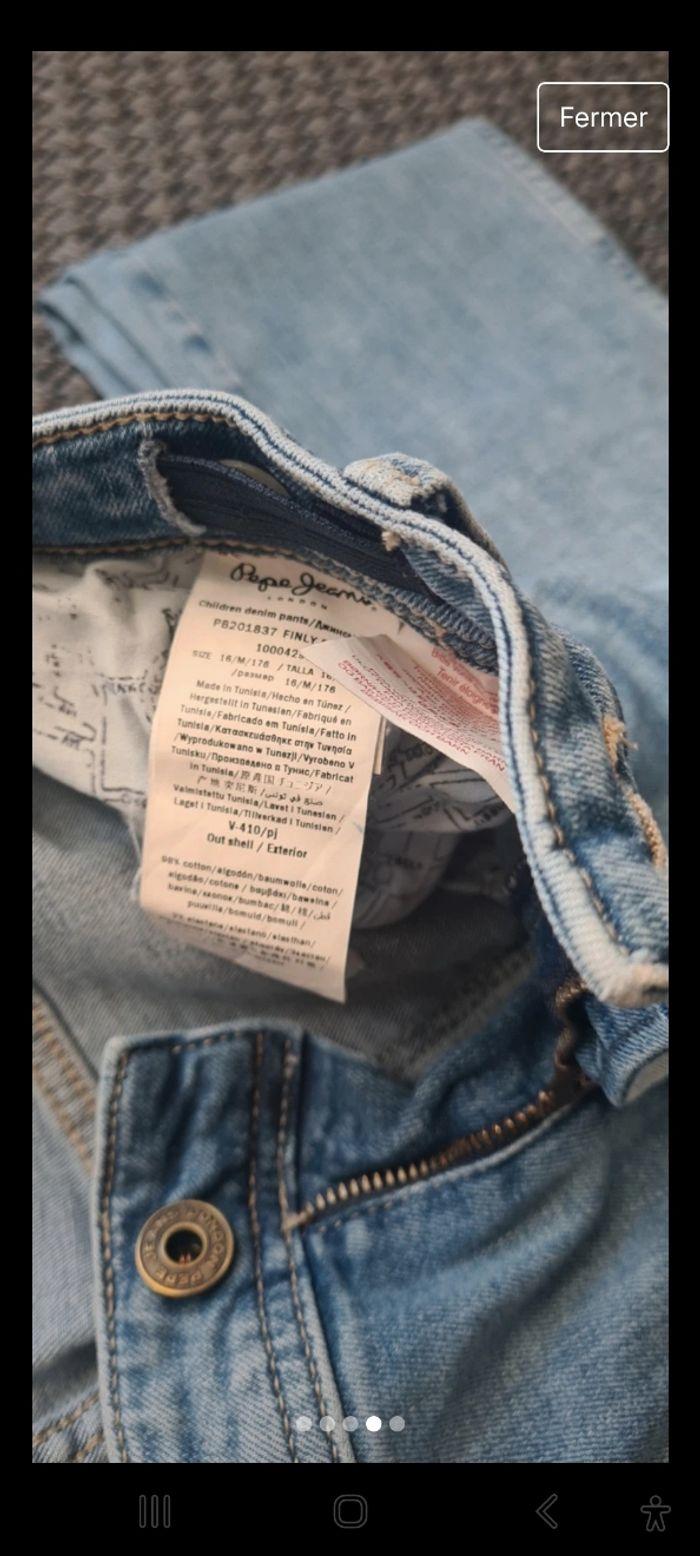 Jeans  176 pepe jeans - photo numéro 4