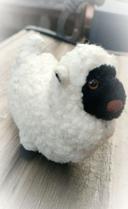 Peluche doudou teddy Bear mouton grove ewe sheep blackfort vintage