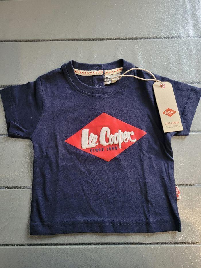 Neuf avec étiquette T shirt manches courtes  lee cooper 12 mois - photo numéro 1