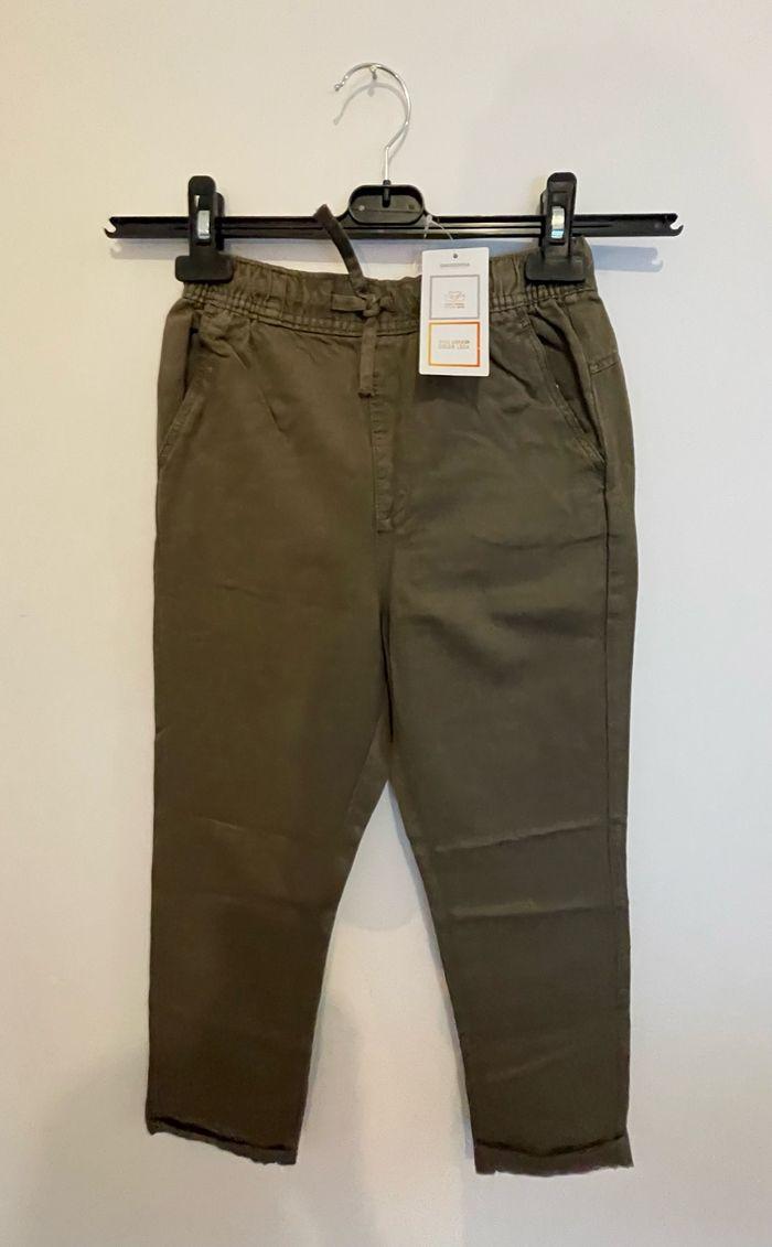 Pantalon Chino garçon vert kaki Orchestra - photo numéro 2