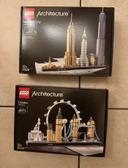 LEGO Architecture : LOT 21034 London & 21028 New York