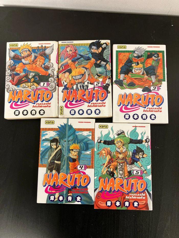 Manga Naruto Tomes 1 à 5 - photo numéro 1