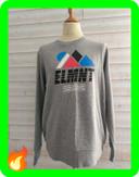 Sweat gris clair Élément taille S