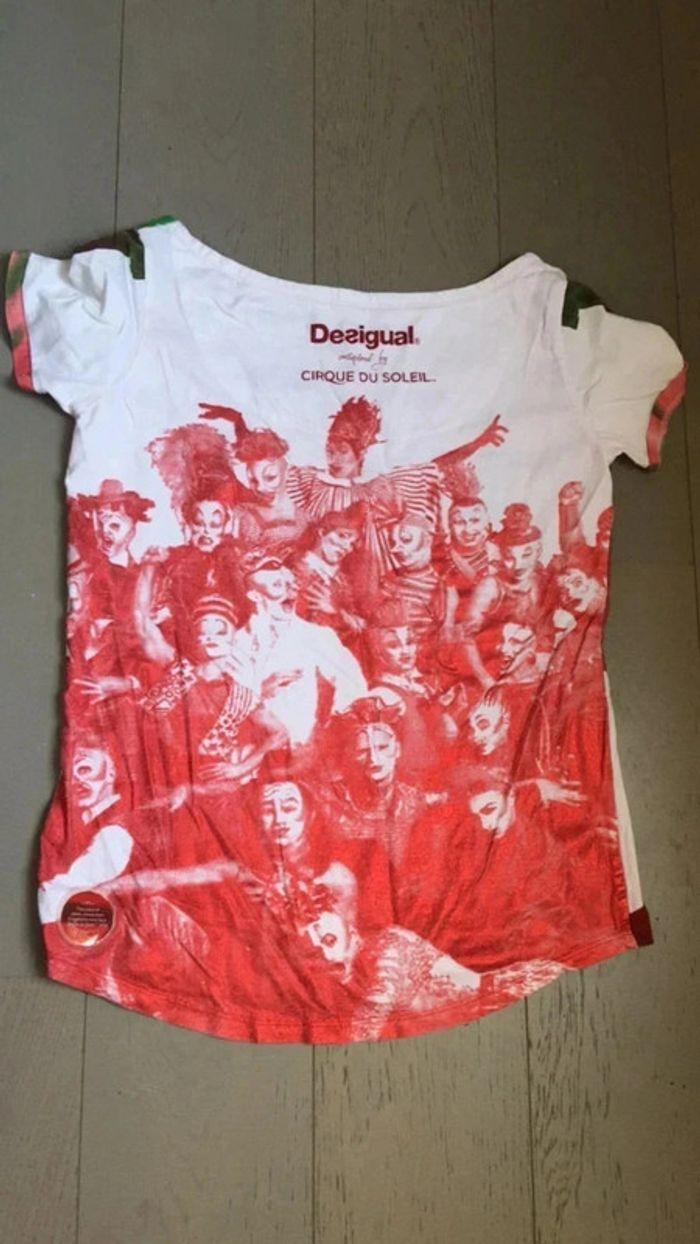 T-shirt Desigual cirque du soleil T:L paillettes - photo numéro 3