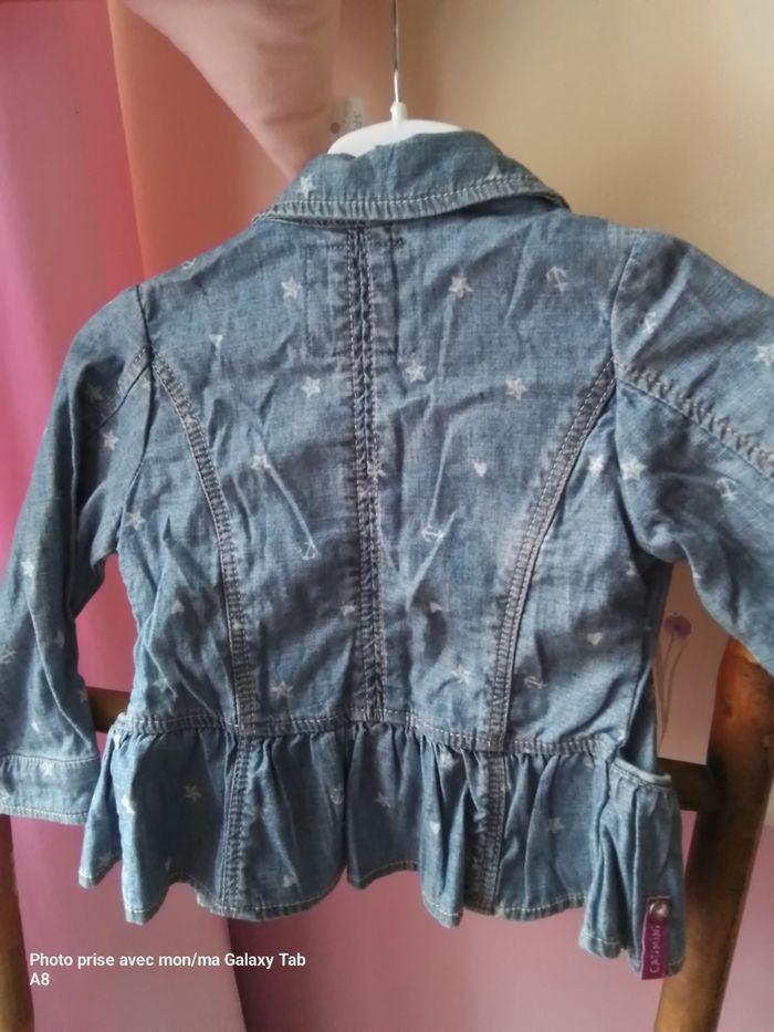 Veste jean fille catimini 18 mois - photo numéro 5