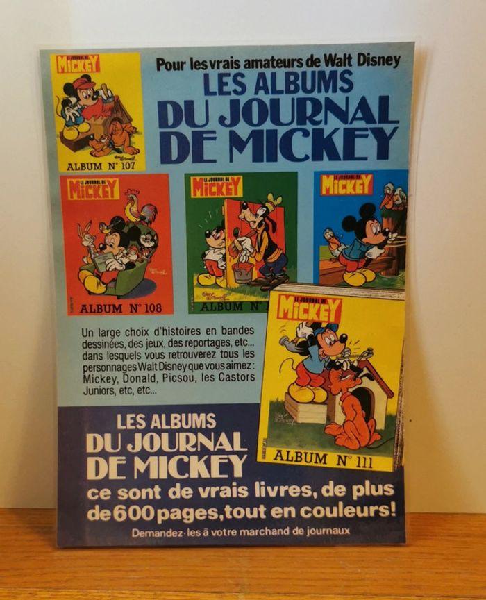 Ancienne publicité album album journal de mickey - photo numéro 3