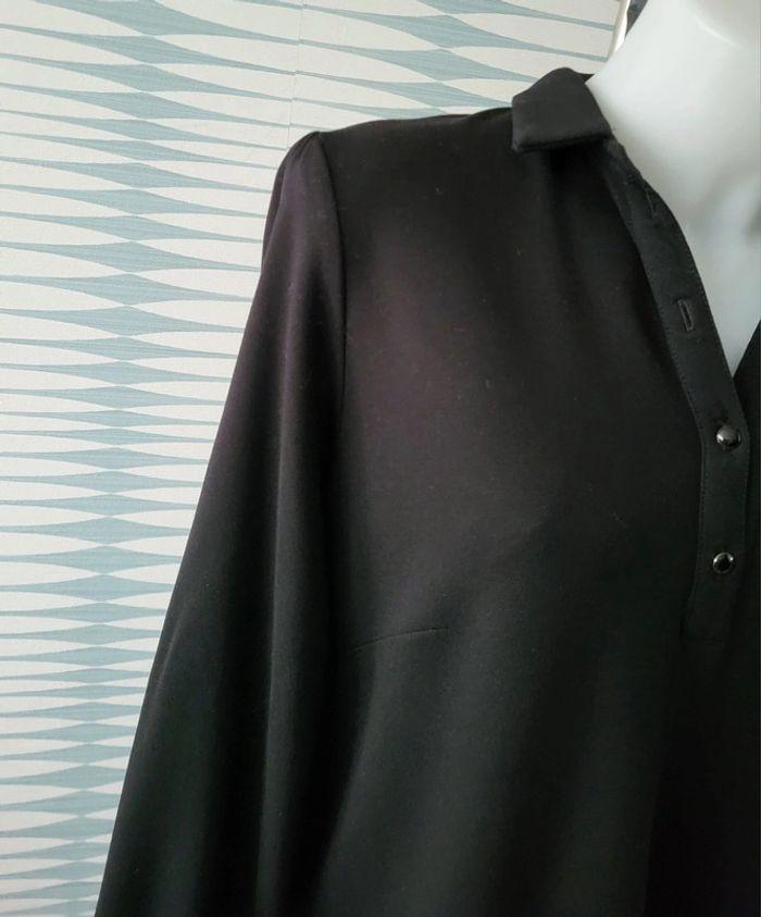 Robe polo noire manches 3/4 Promod taille 44 neuve avec étiquette - photo numéro 7