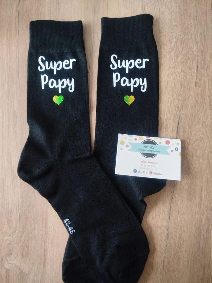 Chaussettes super papy 43 46 - photo numéro 1