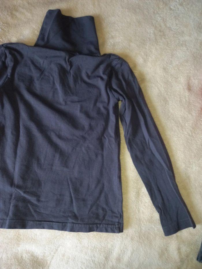 Pull col roule gris foncé gemo Taille 8 ans - photo numéro 6