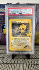 Pokémon Elector de Rocket Celebration 25ans PSA 9