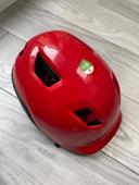 Casque vélo rouge Btwin taille S 53-56 cm